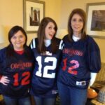 From left: Libby and Morgan Vanderford rolled with mom Lynda, who won four tickets from HottyToddy.com to the BBVA Compass Bowl in Birmingham.