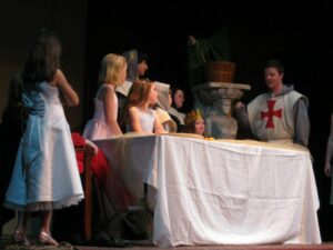 An Oxford Acting Studio production of "Sir Gawain and the Green Night."