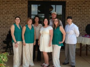 Suthern Amber Dickinson (center) and the team at Suthern Oasis Spa.