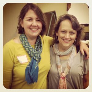Amy Evans and Susan Puckett