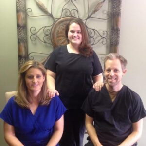 Meet the Healing Hands staff of massage therapists: Rebecca Kelly, Scott Thielen, and Shireen Mullink. 