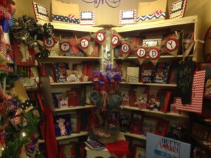"Ole Miss room" at Olive Juice Gifts