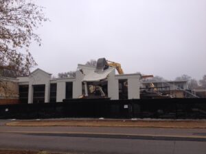 Demolition of the original Downtown Inn began Dec. 3. 
