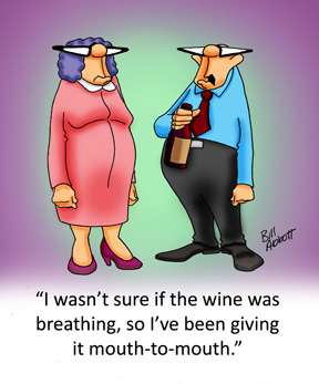 Finding Humor in Wine: Wine Cartoons - HottyToddy.com