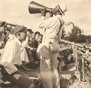 Blind Jim at Hemingway Stadium Photo by J. R Cofield