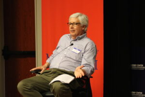 Fred Anklam spoke about print's digital path. Photo by Amelia Camurati