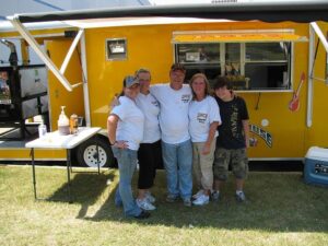 The crew at Pop's BBQ Truck, courtesy of Oxford Flea