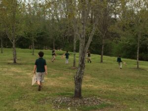 Children enjoying outdoors (courtesy of Magnolia Montessori School)
