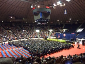 The University of Mississippi Class of 2015 graduated May 9 in the Tad Smith Coliseum.