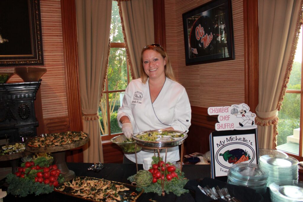 Michelle Rounsaville Love was one of the featured chefs in the Chef Shuffle.