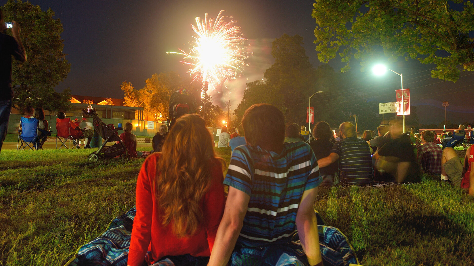 Fourth of July Fireworks at Swayze Field are one of Oxford’s summer highlight events. Photo courtesy UM Communications