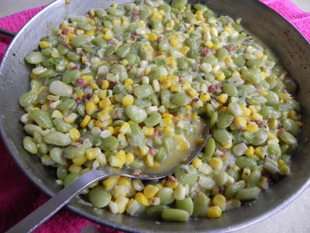 on cooking southern creamy succotash