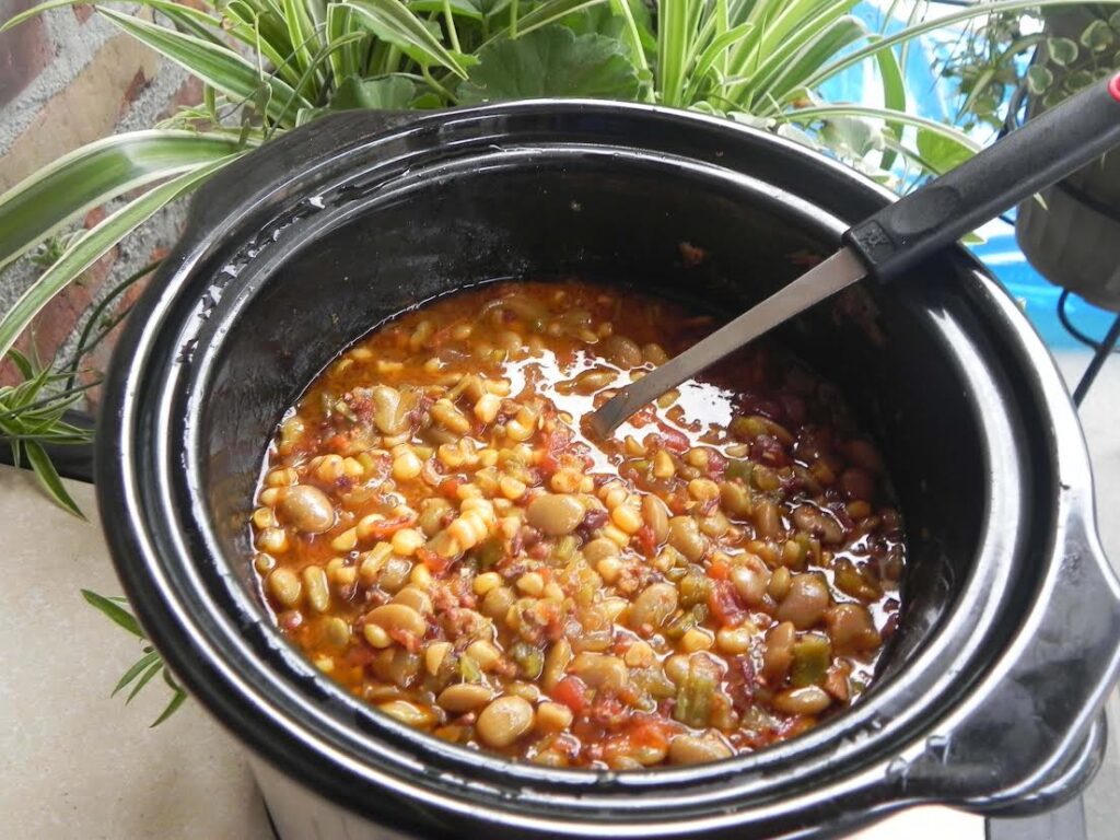 on cooking southern slow cooker succotash