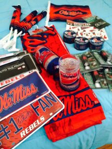 Ole Miss items that may be at Oxford Flea, photo via its Facebook page. 