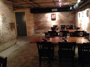 The basement in Mesquite Chop House