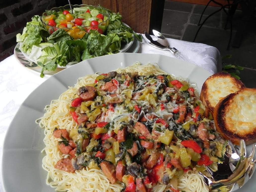 on cooking southern pasta