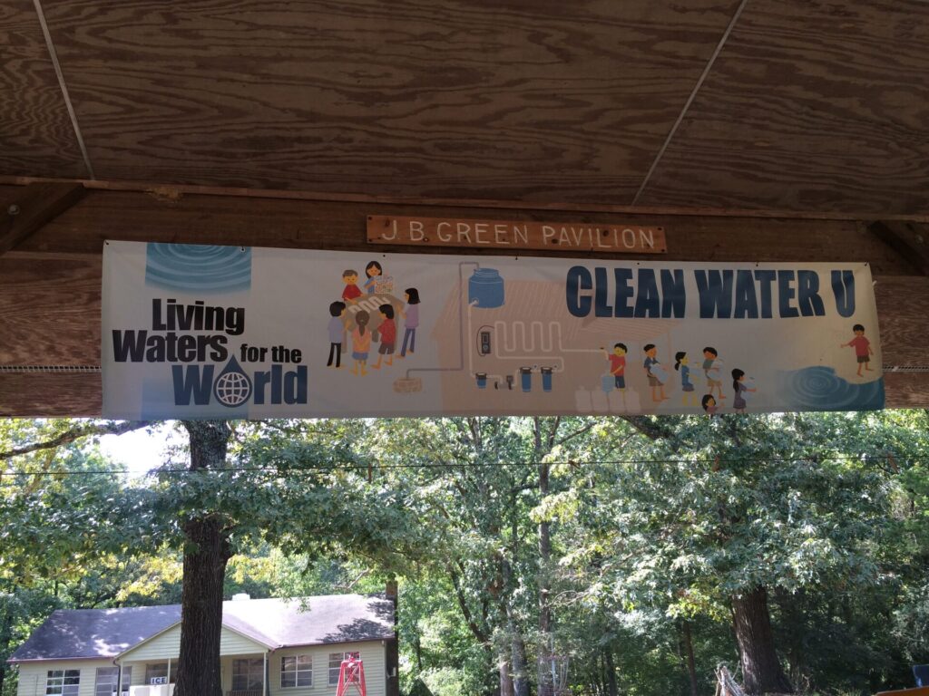 Camp Hopewell in Oxford, Ms trains volunteers for four and a half days at Clean Water U. 