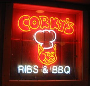 Corky's Sign in Memphis, Tn. Photo: Pinterest 