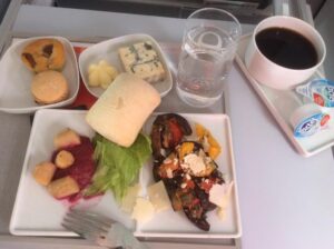 Air France knows how to serve food well. 