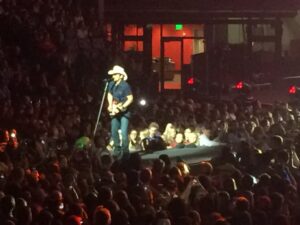Brad Paisley preforms at the Pavilion at Ole Miss on Sunday, Jan. 24, 2016. Paisley is the first to hold a concert at the new facility. 