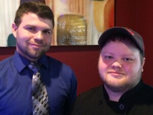 General Manager Justin Hill (left) and Executive Chef Lief Miller (right)