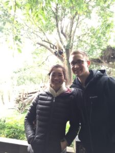 Mullen and Chen in China last December for the World Memory Championship.