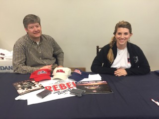  Left to Right: Jim Urbanek, Ashley Smith. They work for the Ole Miss Alumni Association