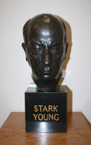  The exhibit features a bust of Stark Young. Photo by Jeff McVay