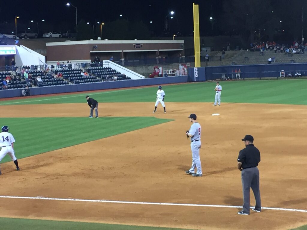 Ole Miss rolls past the Redhawks by the score of 10-2.  Hottytoddy.com photo 