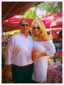 Scottie Nell Hughes with her husband, Chris Hughes.