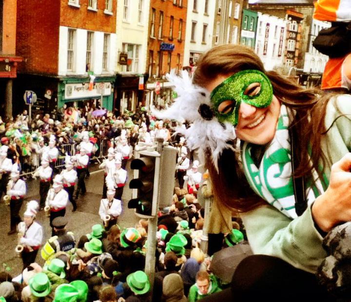 Miller Heiman at the St. Patrick’s Day festival in Dublin, Ireland.