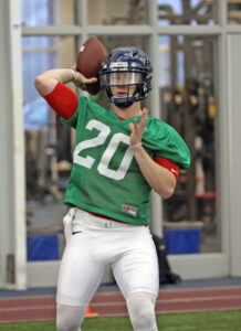 Shea Patterson throwing unmarked.