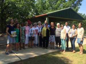 The Round Table Book Club joined Woman's Book Club at the Price Hill Park. 