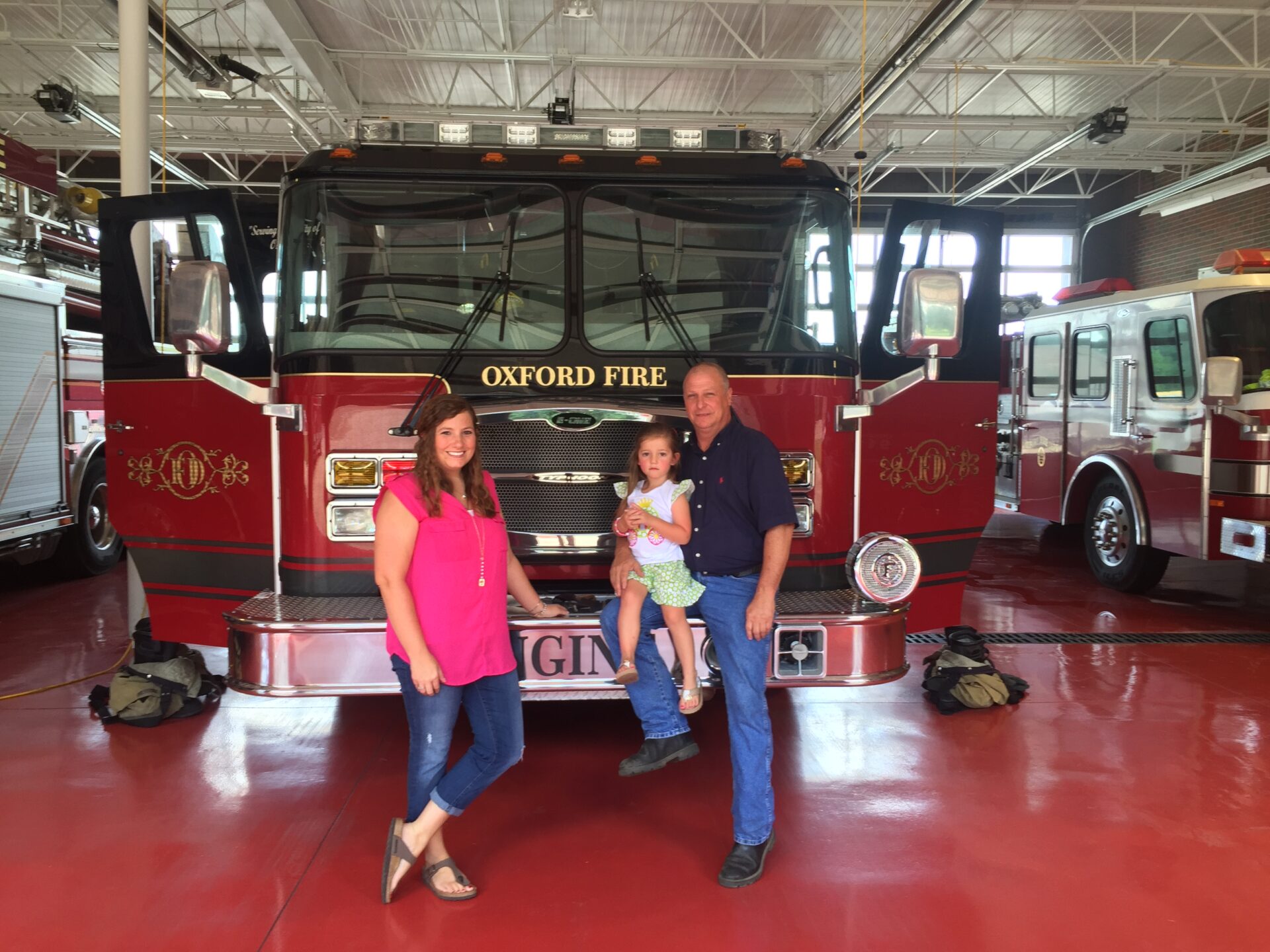 Levy's granddaughter, Gracie, had her birthday party at the station this year.