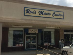 Ron's Music Center is located at 717 N Lamar Boulevard. 