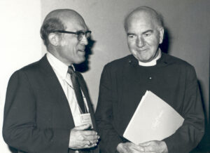 Bishop Gray (left) and his mentor, Anglican theologian and Episcopal priest, Reverend Canon John Macquarrie, 1983 (Photo from EpiscopalArchives.org)
