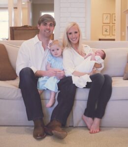 Elise and Preston Lee have two daughters: Grayson and Anne Preston. 