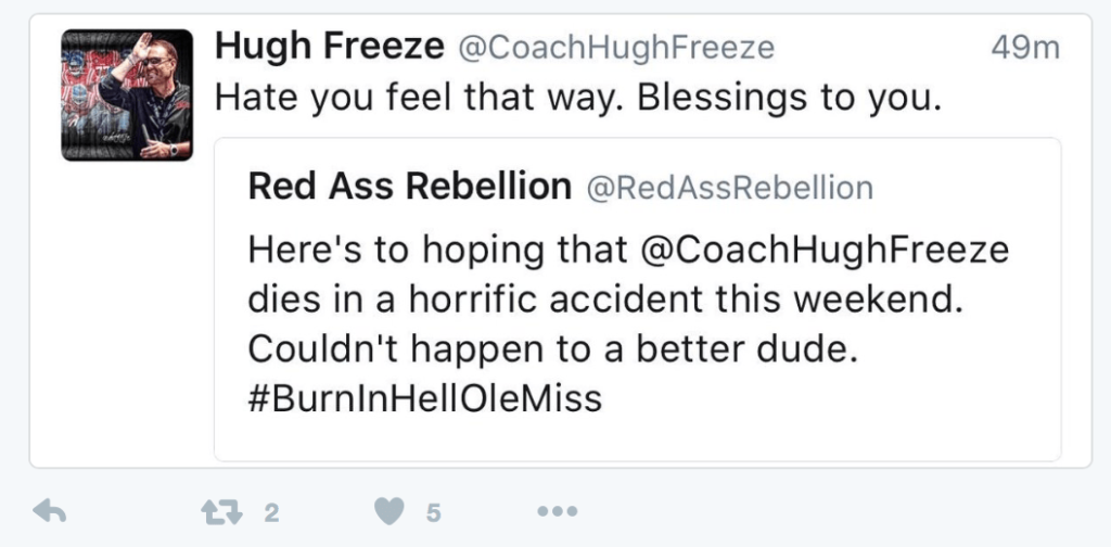 Coach Hugh Freeze