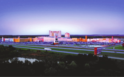 : The sprawling WinStar World Casino complex in Oklahoma is just one example of the Chickasaws’ impressive economic development.