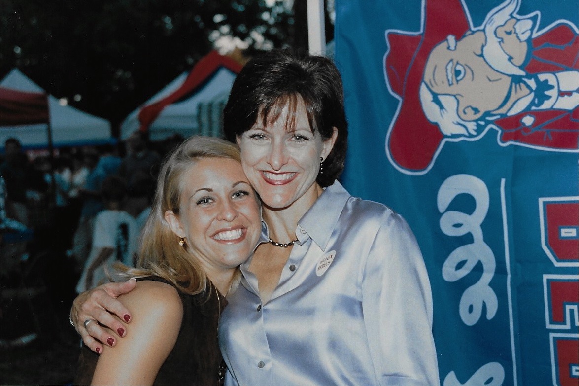 Alison and Betty Dickey in November, 1998.