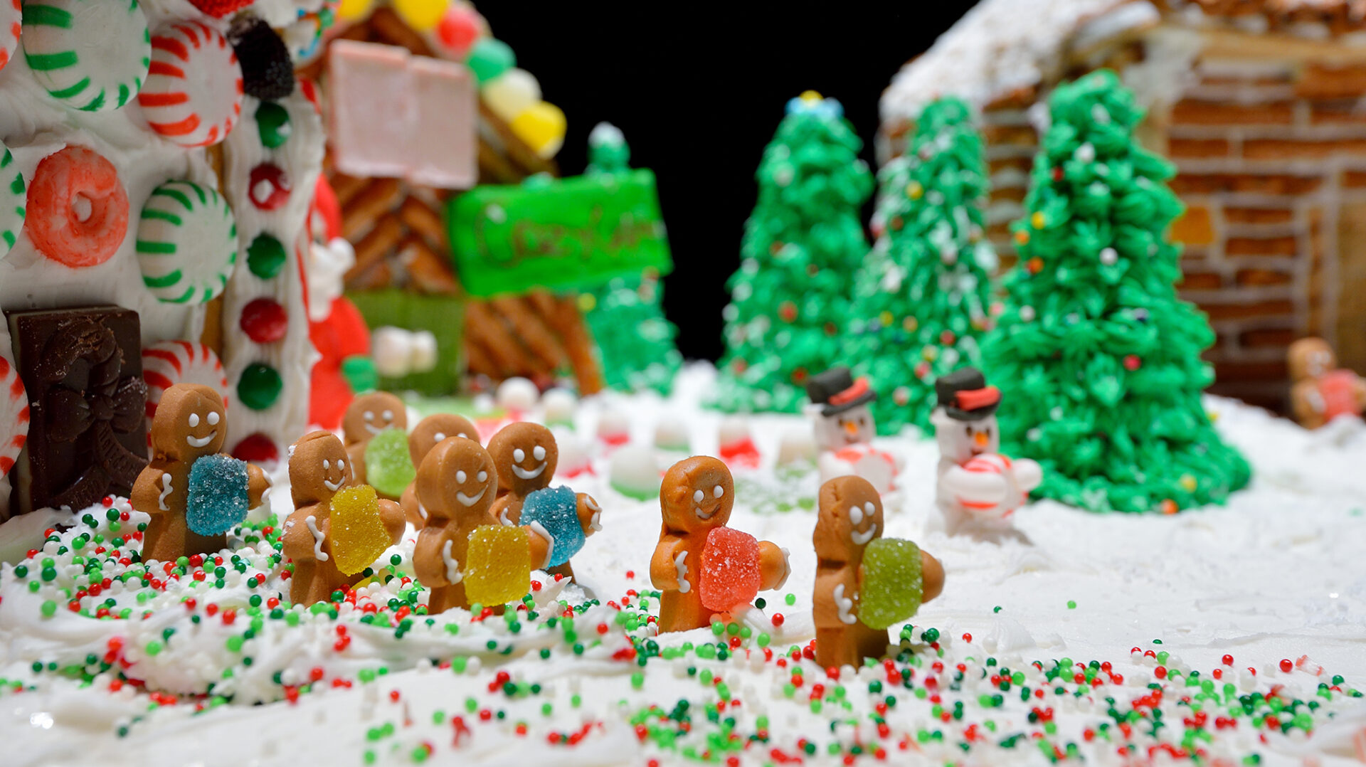 The UM Museum and the Gertrude C. Ford Center for the Performing Arts will host several upcoming holiday events including the Gingerbread Village and Santa’s Workshop Family Activity Day.  Photo by Robert Jordan/Ole Miss Communications