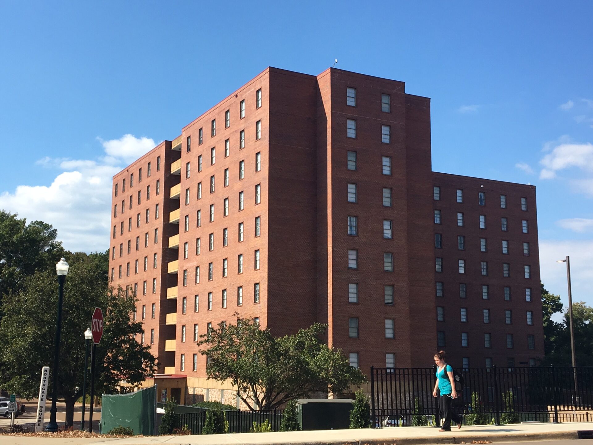 Traditional residence halls on campus, Martin and Stockard 