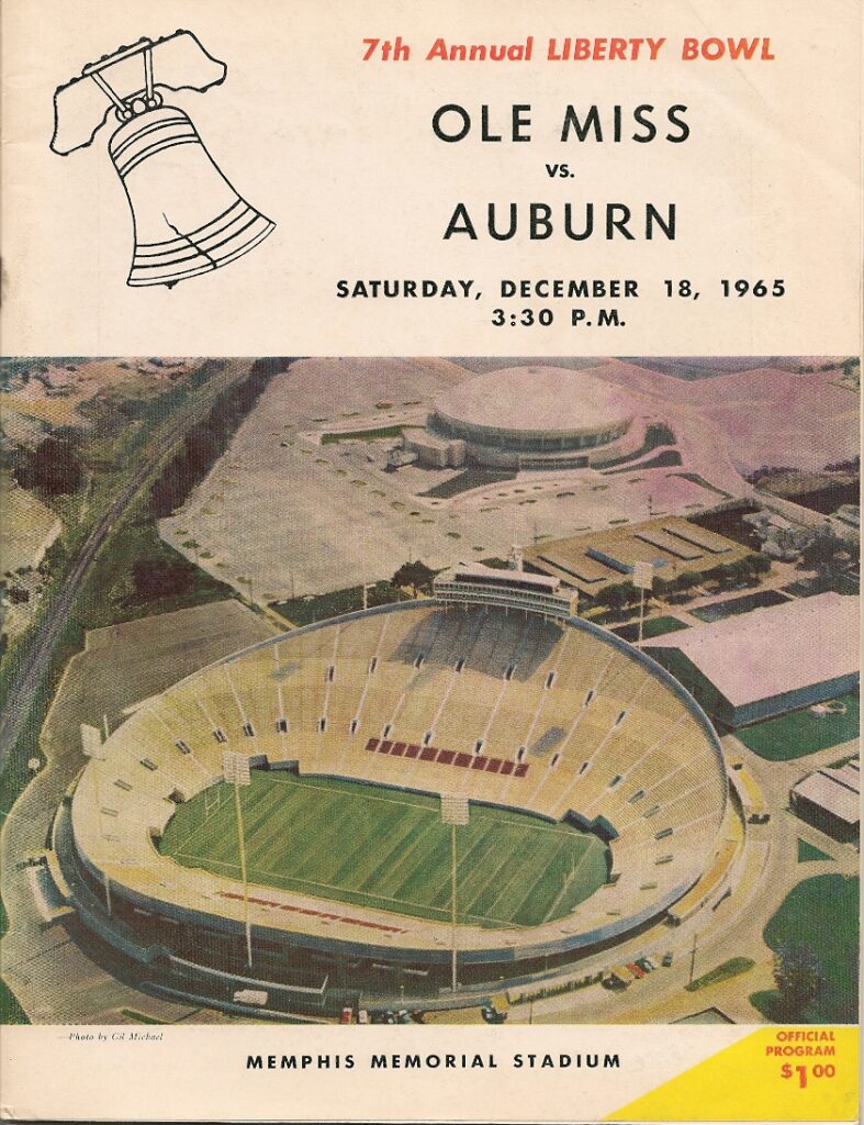 1965 Liberty Bowl Program