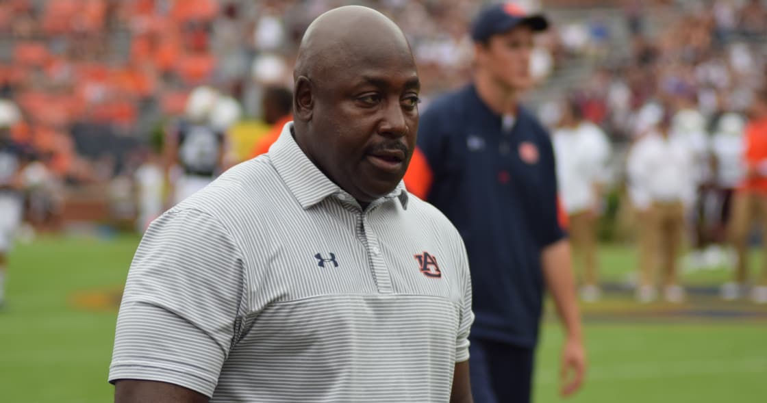 Auburn defensive backs coach Wesley McGriff - Benjamin Wolk/SEC Country