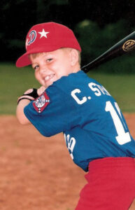 CJ played youth baseball 
