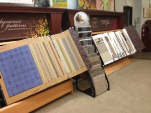 Just a few of the carpet samples available at Stout's Carpet & Flooring. 
