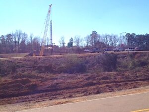 The state Department of Transportation has started clearing the construction site for the Old Taylor Road roundabouts.