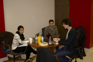 Teams work to develop their businesses during Oxford Start-Up Weekend.
