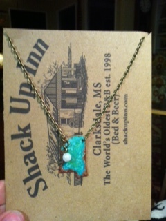 Mavel's Vintage Jewelry collection - jade Mississippi necklace 