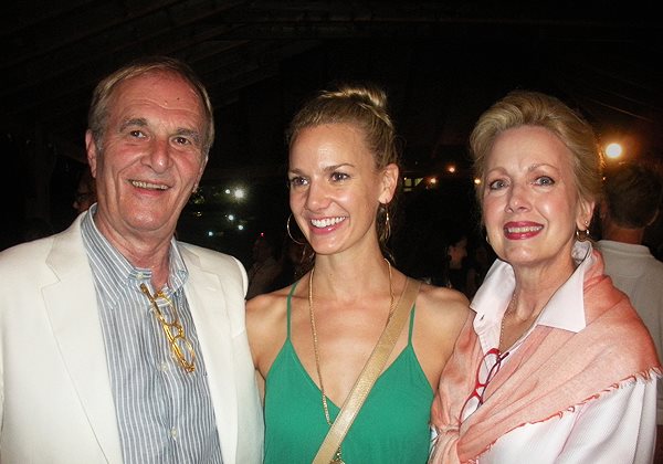 Bruce Blackman with daughter Sarah and wife Peggy, the muse of "Moonlight Feels Right."